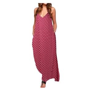 ZANZEA Womens Summer Dress PolkaDot Long Sundress